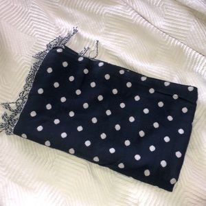 Reversible Polka Dot Scarf - Make an Offer!